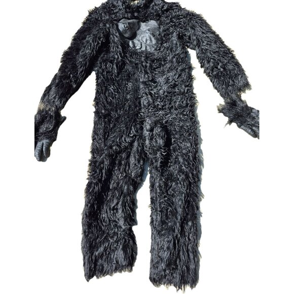 Seasons USA Gorilla Costume Halloween Child Size L 10-12 Black Faux Fur - Picture 10 of 14